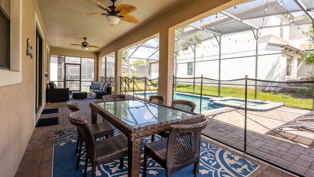 1450 ROLLING FAIRWAY DRIVE, Davenport, FL 33896 Covered Patio To Pool