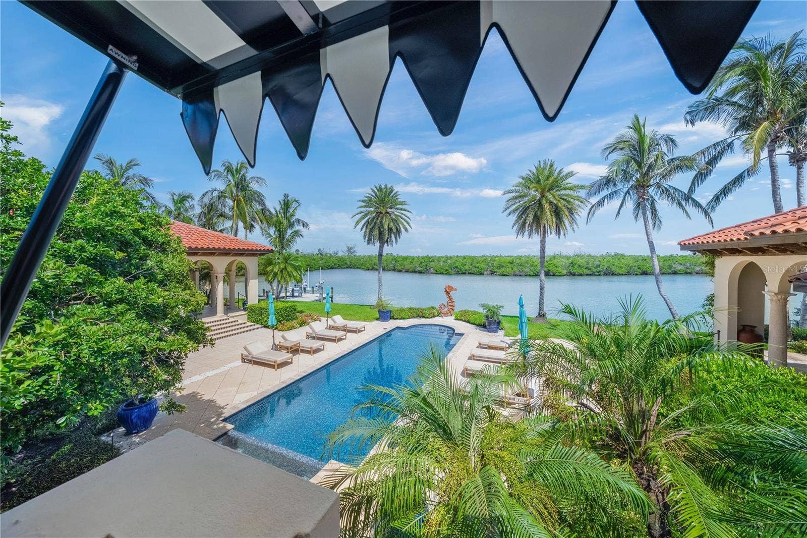 139 S WASHINGTON DRIVE, Sarasota, FL 34236 TERRACE VIEW FROM GUEST BEDROOM 1