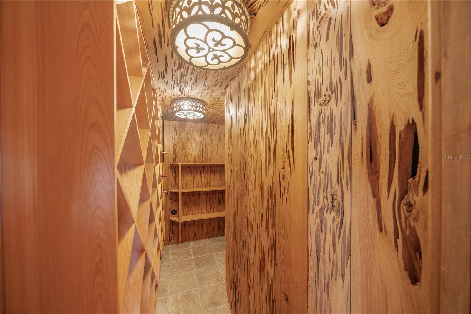 139 S WASHINGTON DRIVE, Sarasota, FL 34236 WALK-IN WINE ROOM IN THE BILLIARDS ROOM.