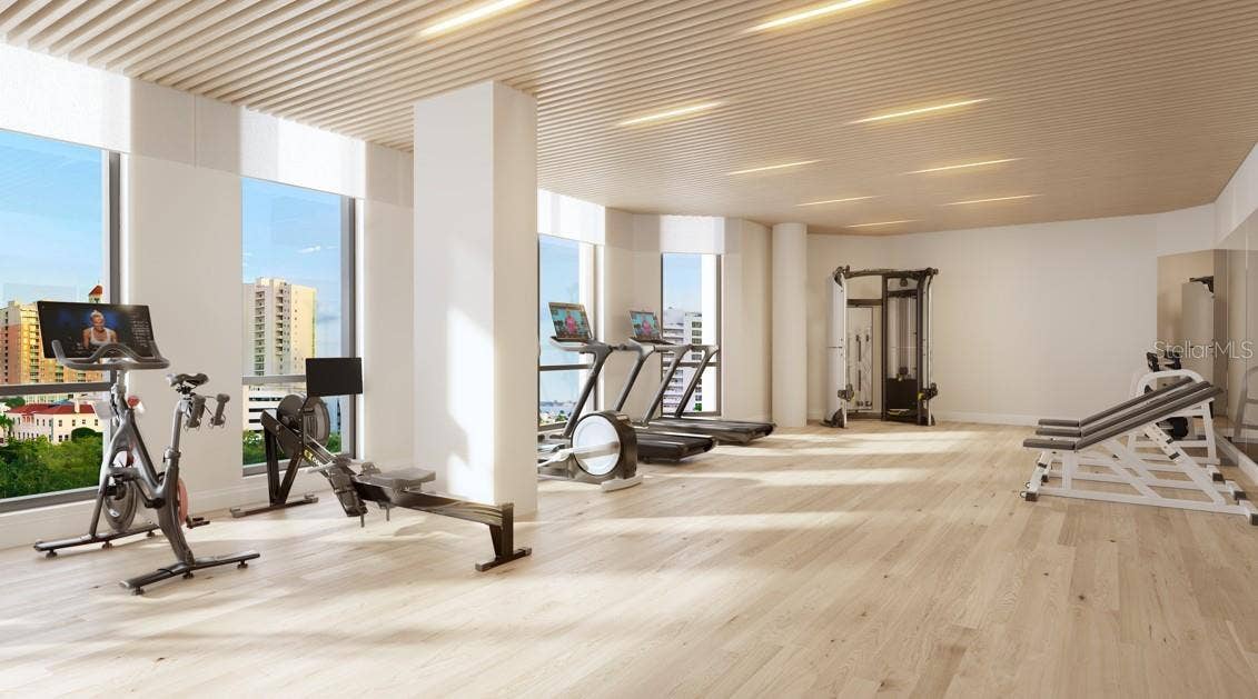 290 COCOANUT AVENUE, #604, Sarasota, FL 34236 Fitness Center