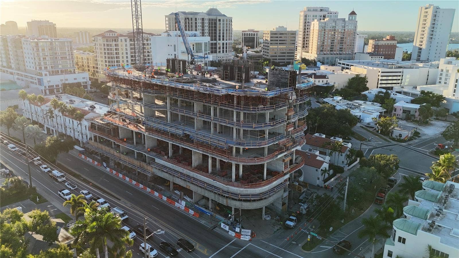 290 COCOANUT AVENUE, #604, Sarasota, FL 34236 The Edge Sarasota - Construction Progressing