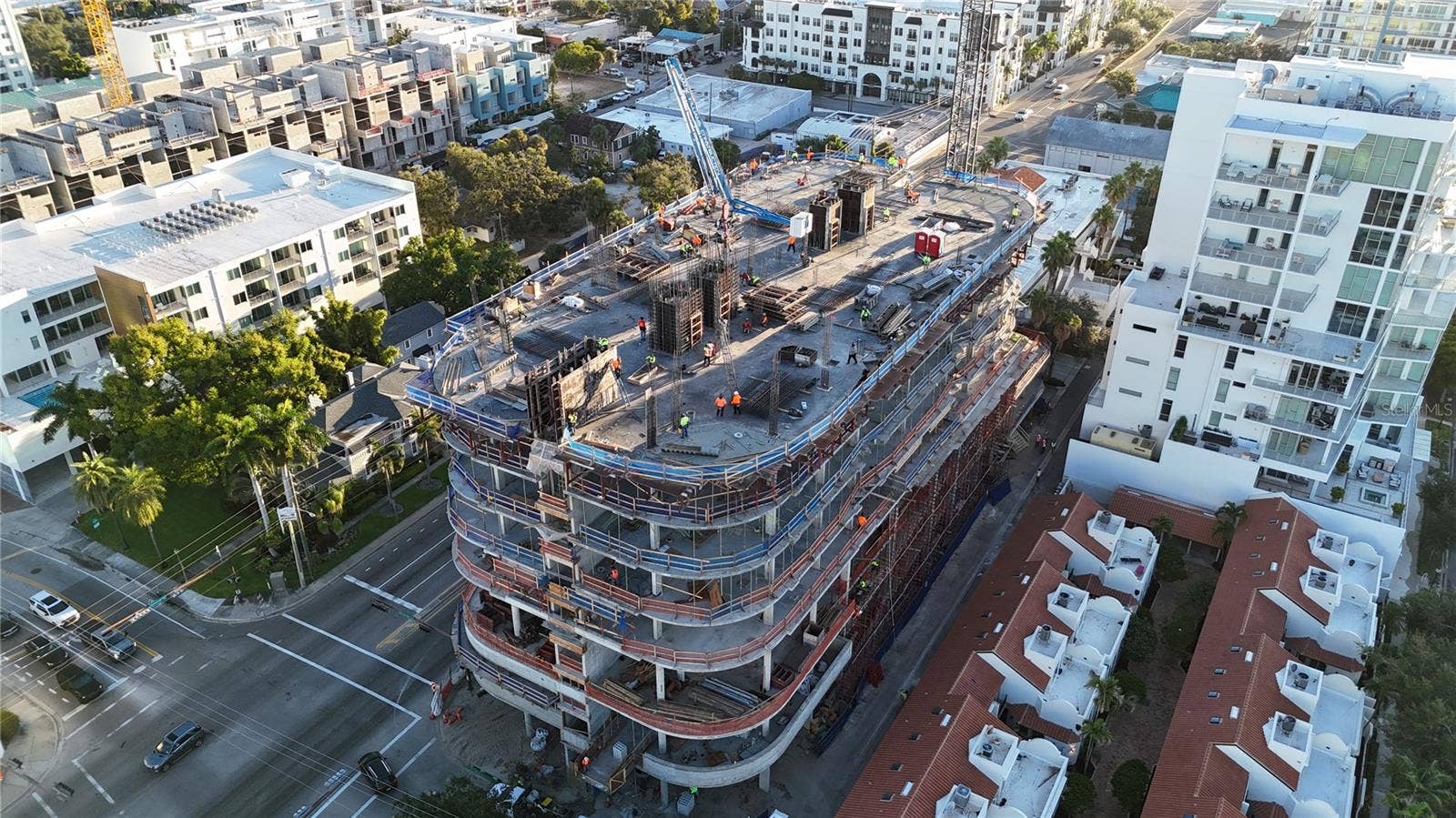 290 COCOANUT AVENUE, #604, Sarasota, FL 34236 The Edge Sarasota - Construction Progressing