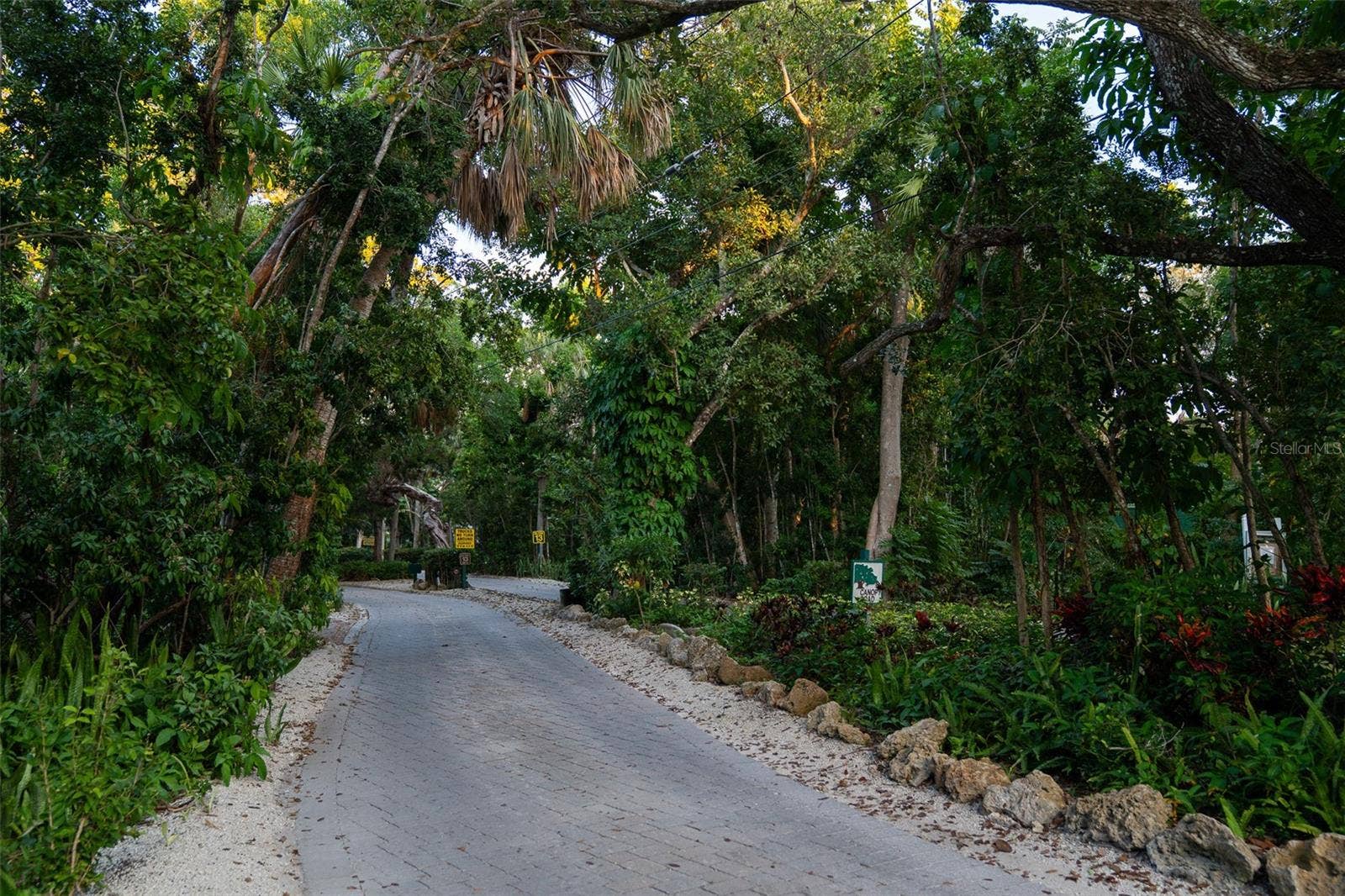 1290 HIDDEN HARBOR WAY, Sarasota, FL 34242 Lush Canopy Roads throughout neighborhood