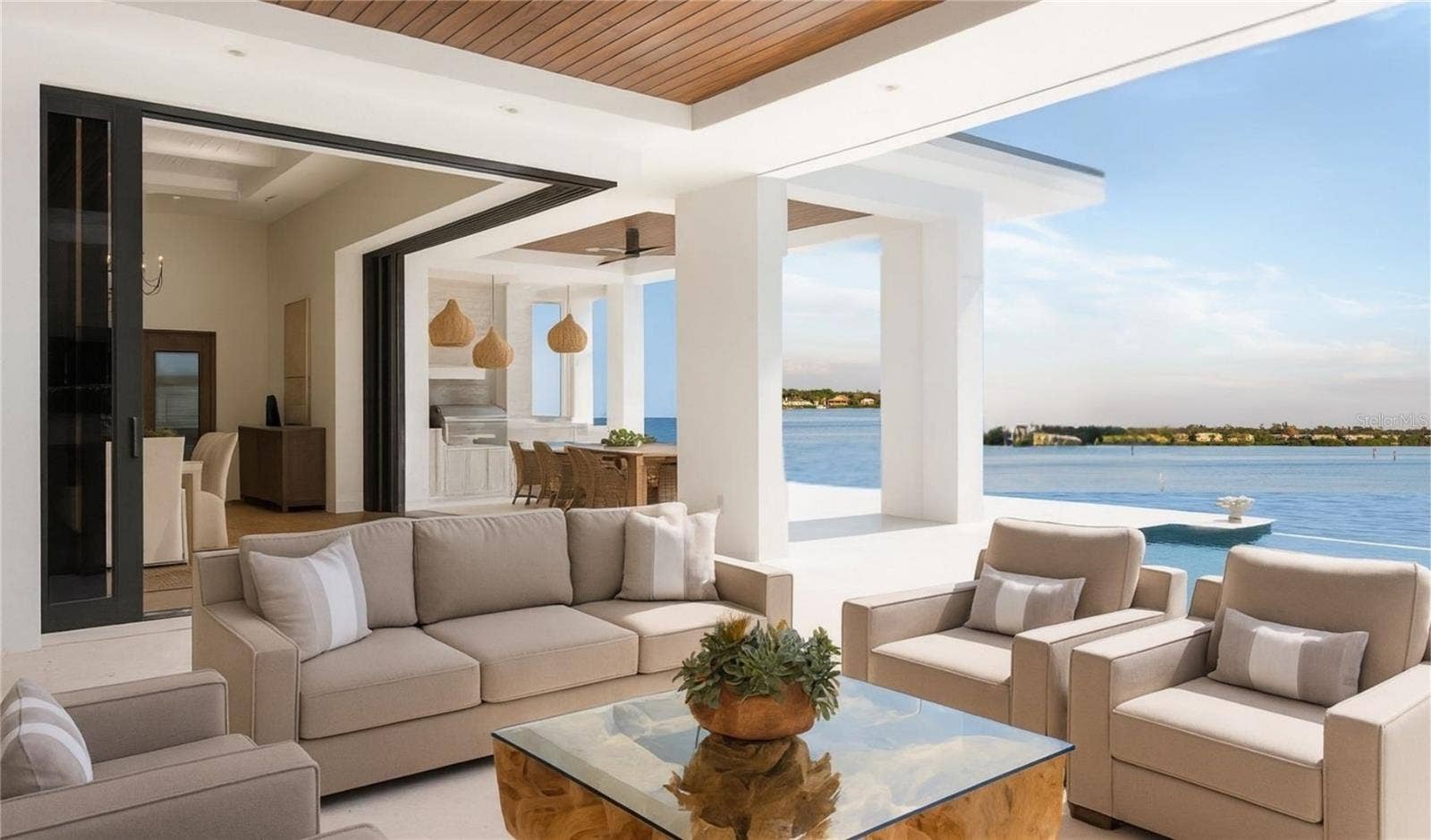 1290 HIDDEN HARBOR WAY, Sarasota, FL 34242 Rendering for visualization purposes only