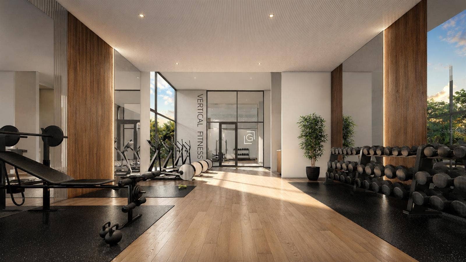 1305 4TH STREET, #502E, Sarasota, FL 34236 Two-Room Fitness Center & Yoga Studio