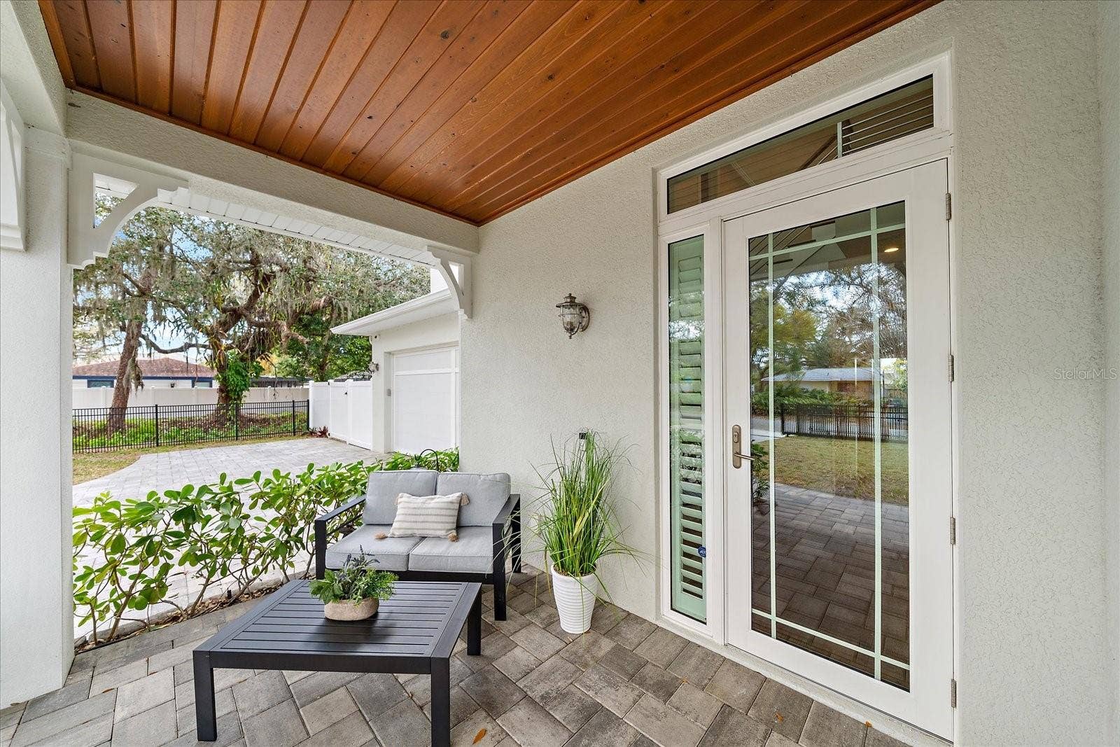 2207 WISTERIA STREET, Sarasota, FL 34239 Front Covered Patio