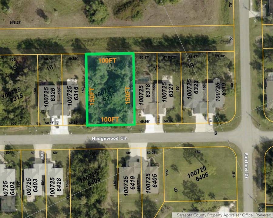 Property photo for HEDGEWOOD CIRCLE, North Port, FL