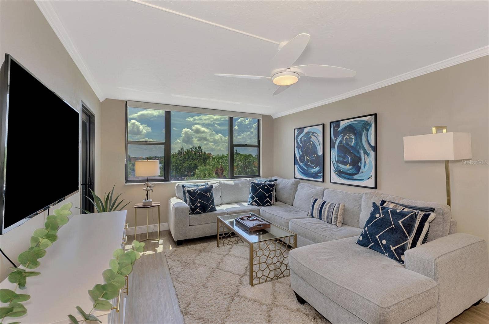 5855 MIDNIGHT PASS ROAD, #333, Sarasota, FL 34242 couch and coffee table in living area will be replaced