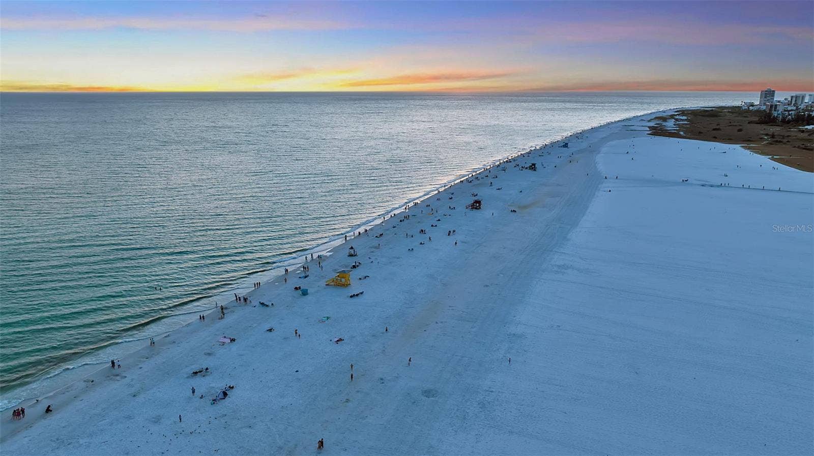 5740 MIDNIGHT PASS ROAD, #403, Sarasota, FL 34242 Sunset from the Private Beach
