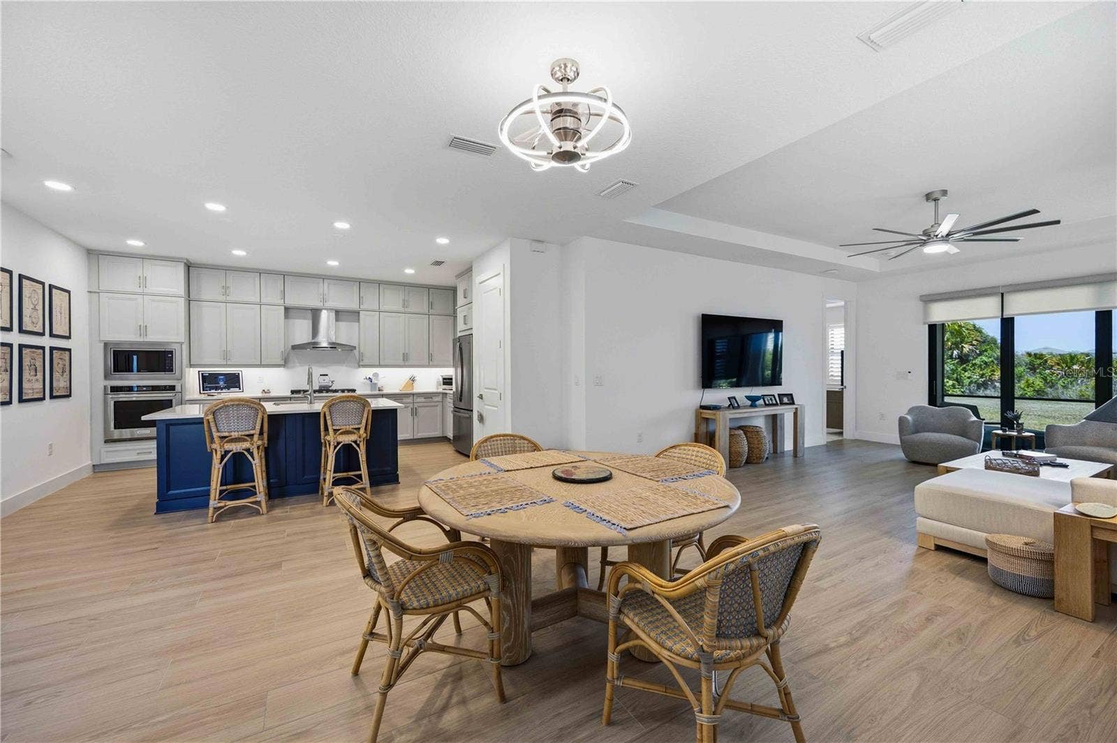 18652 DAYSPRING PLACE, Venice, FL 34293 View from the foyer/ open concept.