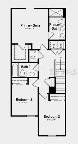 7162 GRAND FOREST WAY, Nokomis, FL 34275 Floor 2 ~ Additional highlights include: Blinds, Laundry appliance package, refrigerator and garage door opener