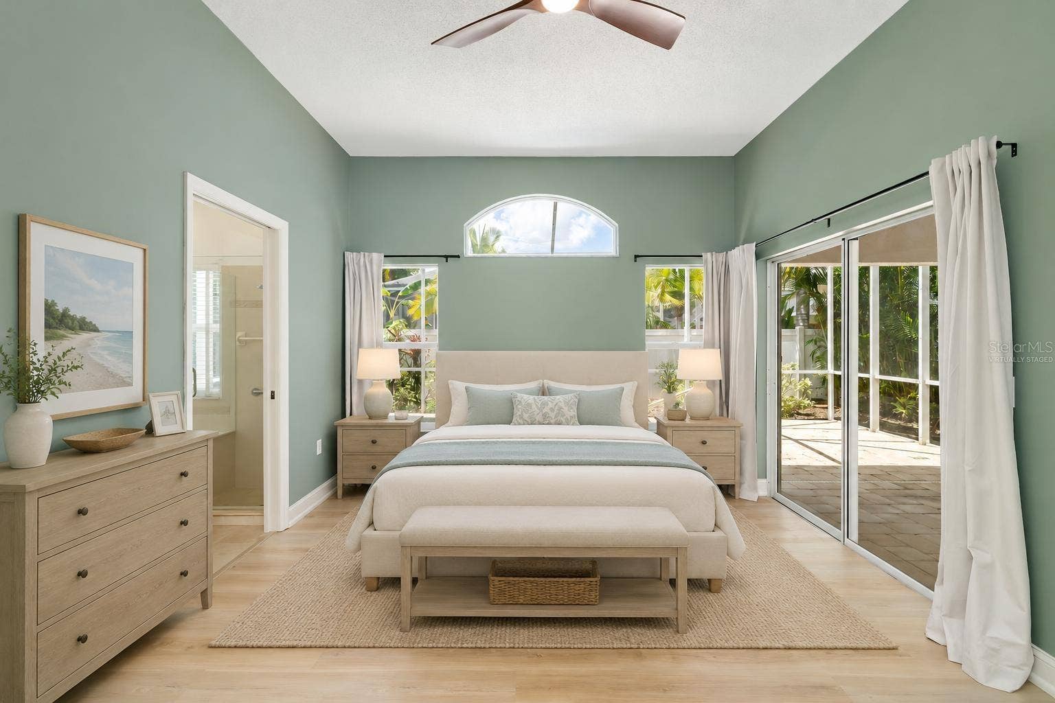 6226 BLUEFLOWER COURT, Lakewood Ranch, FL 34202 Primary Bedroom (Virtually Staged)