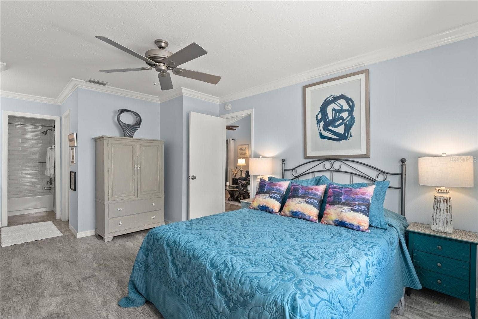 2723 60TH AVENUE DRIVE W, #2723, Bradenton, FL 34207 Primary Suite with a large walk-in closet.