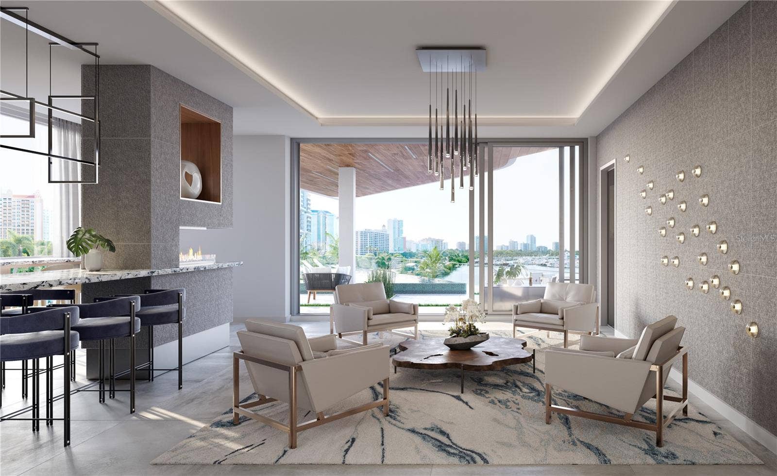 688 GOLDEN GATE POINT, #801, Sarasota, FL 34236 Rendering Social Club