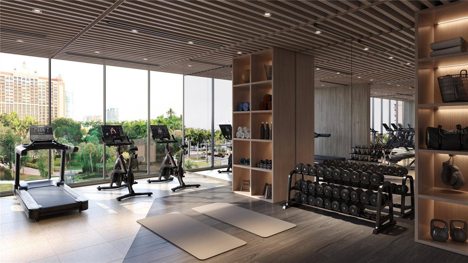 688 GOLDEN GATE POINT, #801, Sarasota, FL 34236 Rendering Fitness Studio