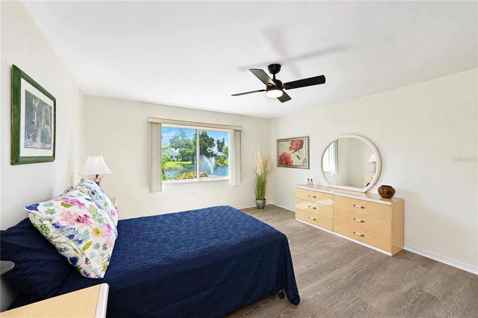 4853 INDEPENDENCE DRIVE, Bradenton, FL 34210 Primary bedroom enjoys water views