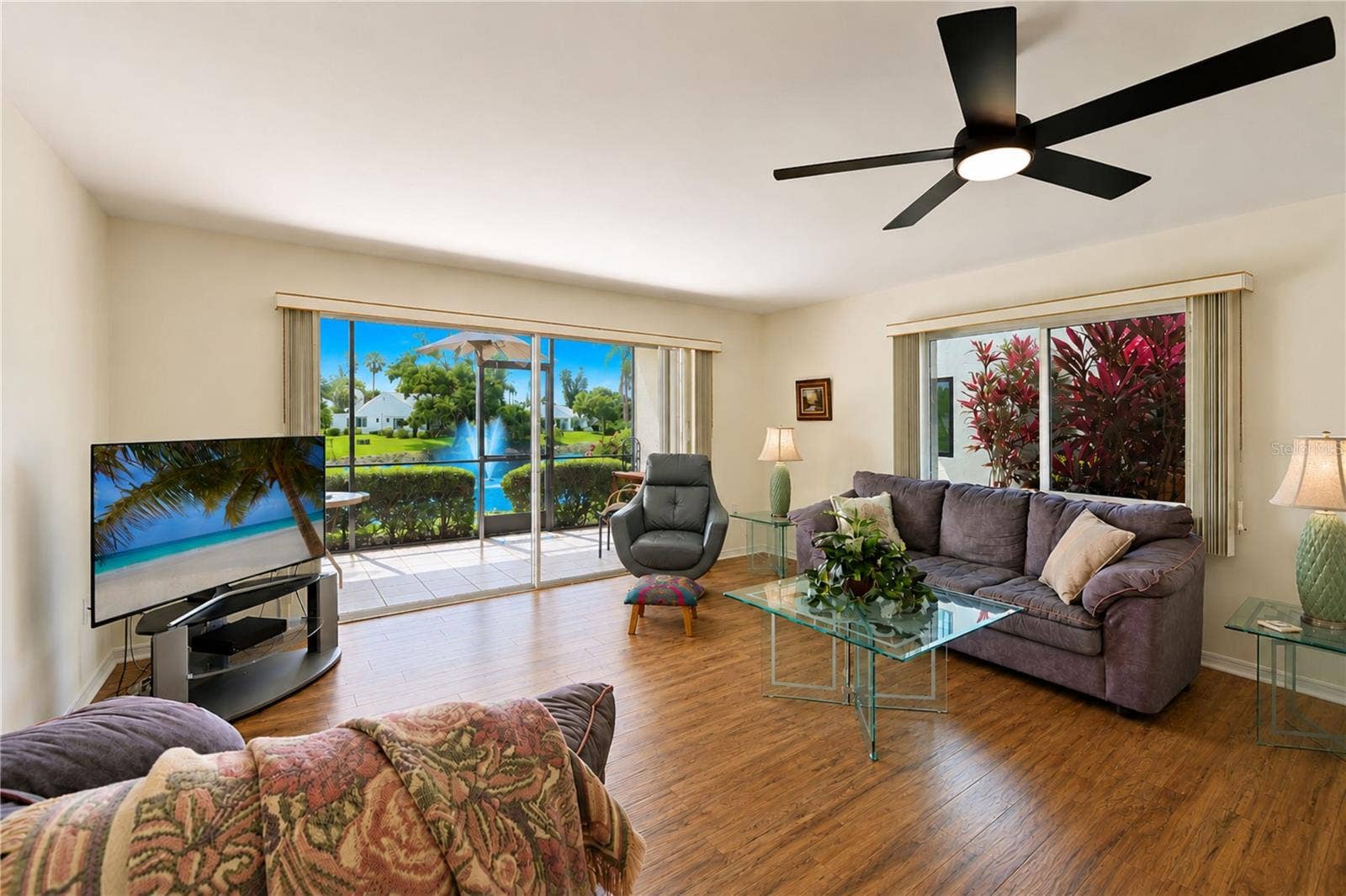4853 INDEPENDENCE DRIVE, Bradenton, FL 34210 Beautiful water views from interior of condo