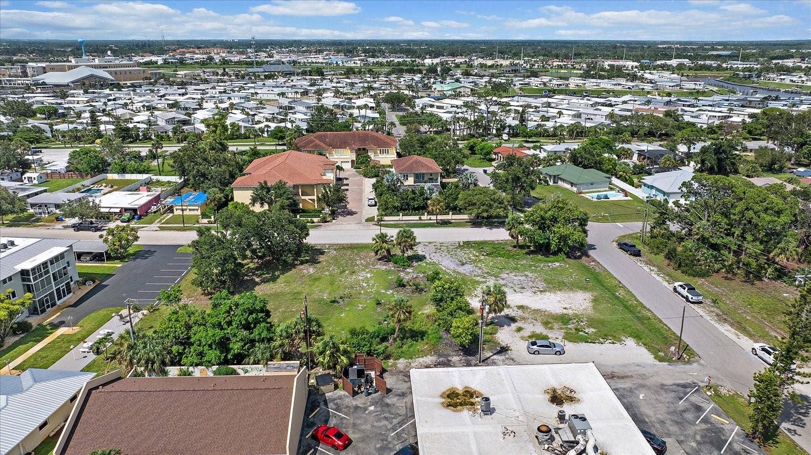 648 GUILD DRIVE, Venice, FL 34285 Aerial view of the lot