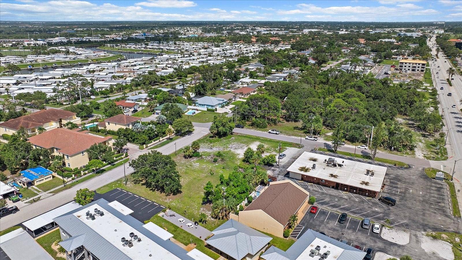 648 GUILD DRIVE, Venice, FL 34285 Aerial view of the lot