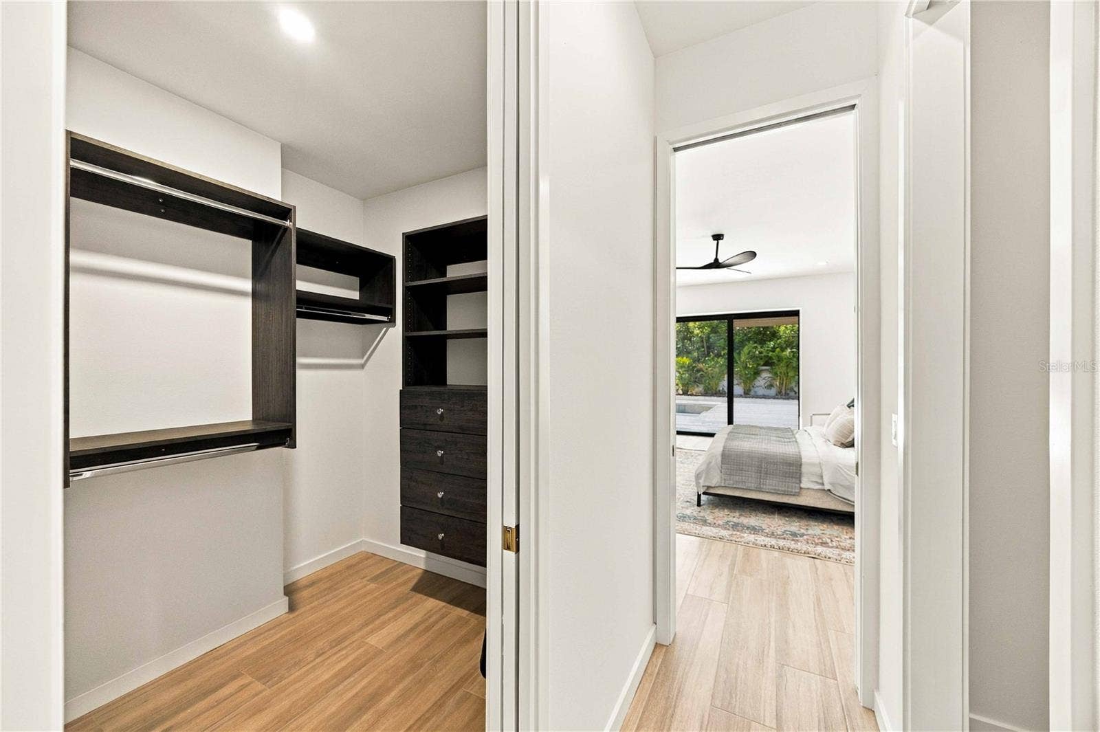 2258 ARLINGTON STREET, Sarasota, FL 34239 Primary Walk-In Closety with Built-ins