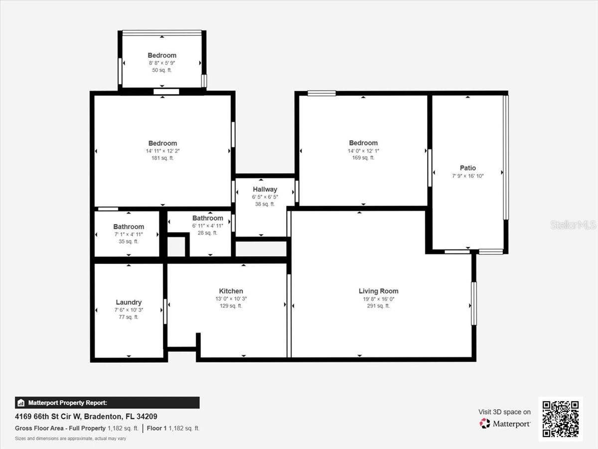 4190 66TH STREET CIRCLE W, #O, Bradenton, FL 34209 Floor plan