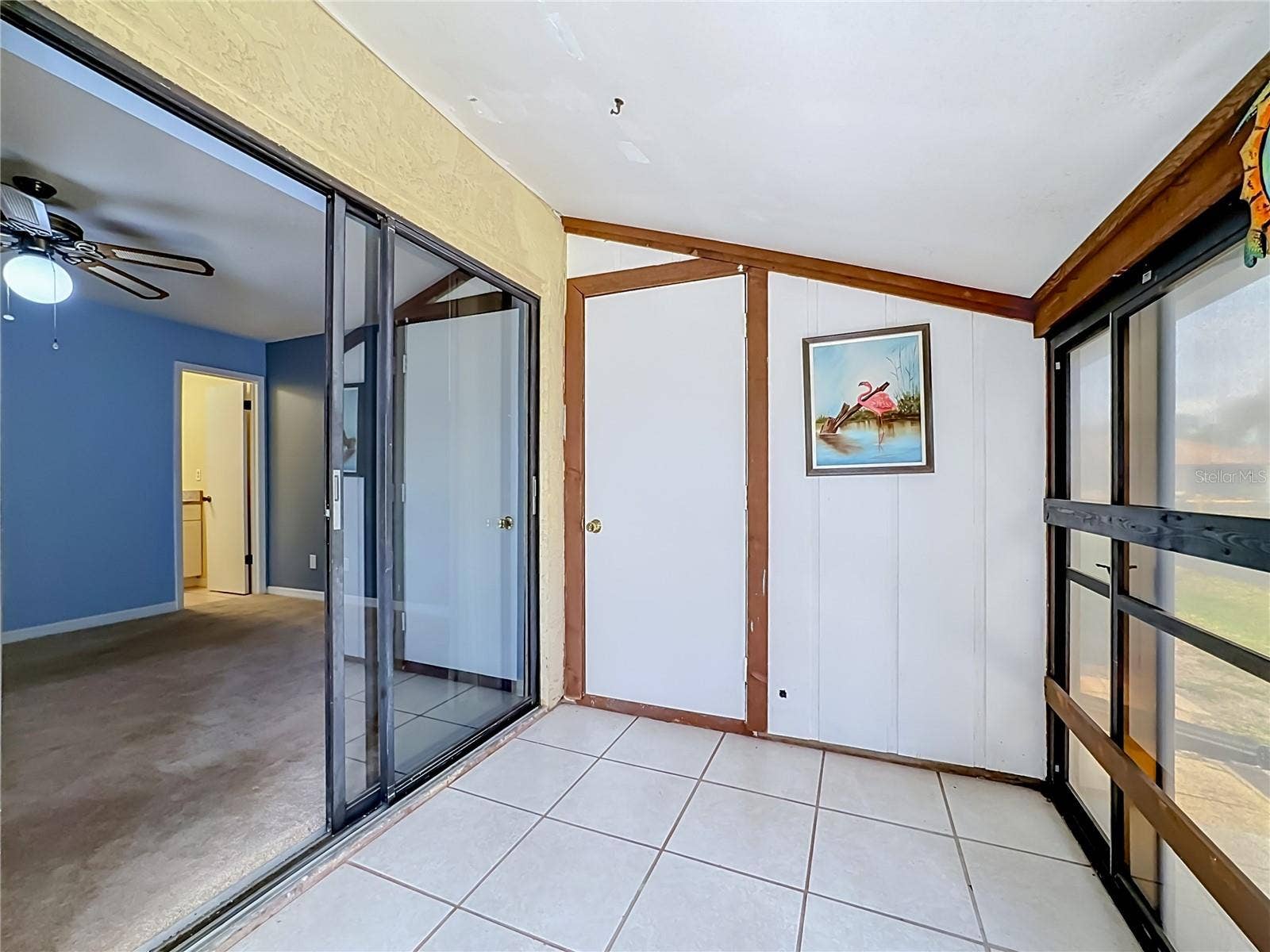 4190 66TH STREET CIRCLE W, #O, Bradenton, FL 34209 Back screened in lanai area