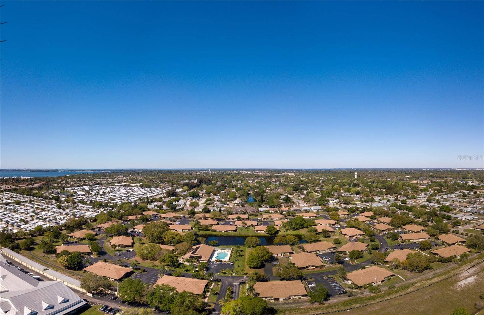4190 66TH STREET CIRCLE W, #O, Bradenton, FL 34209 View of the community with walking trail all the way around it.