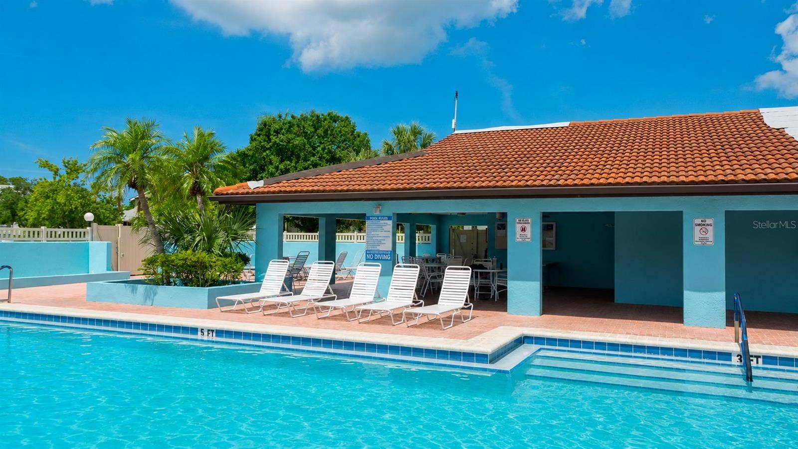 Community Pool Area and Clubhouse