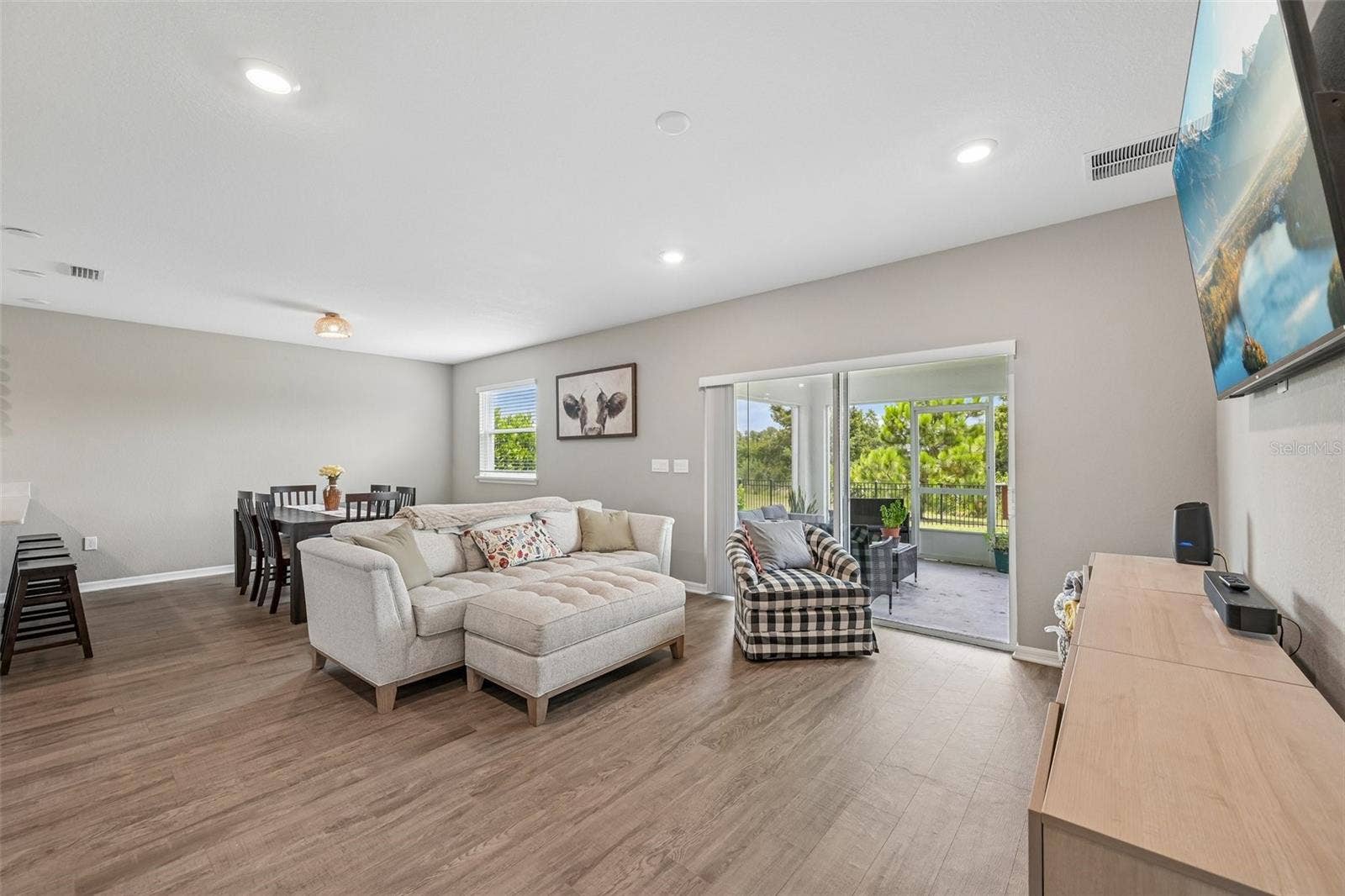 rear living room