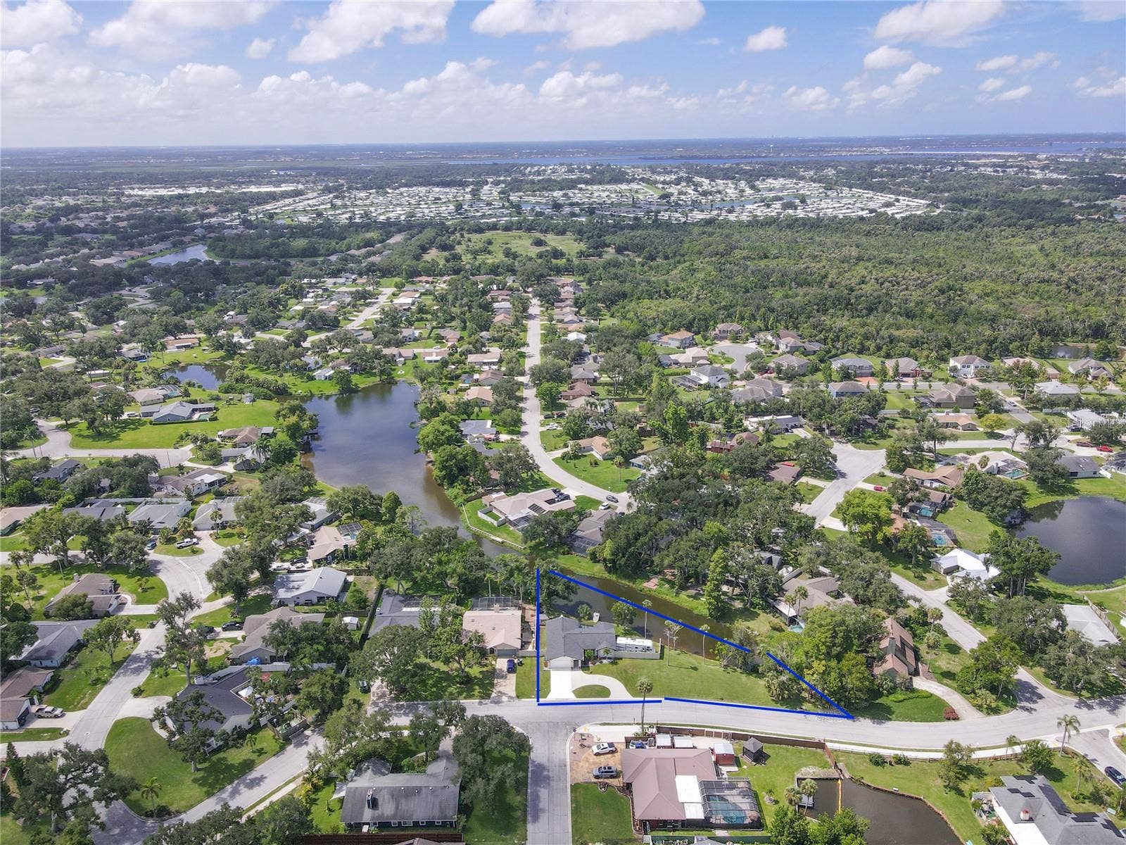 7905 55TH STREET E, Palmetto, FL 34221 AERIAL - REFER TO SURVEY FOR ACCURACY