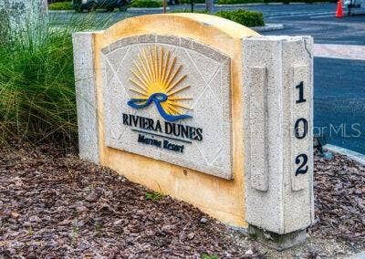 102 RIVIERA DUNES WAY, #S-88, Palmetto, FL 34221 Riviera Dunes Sign