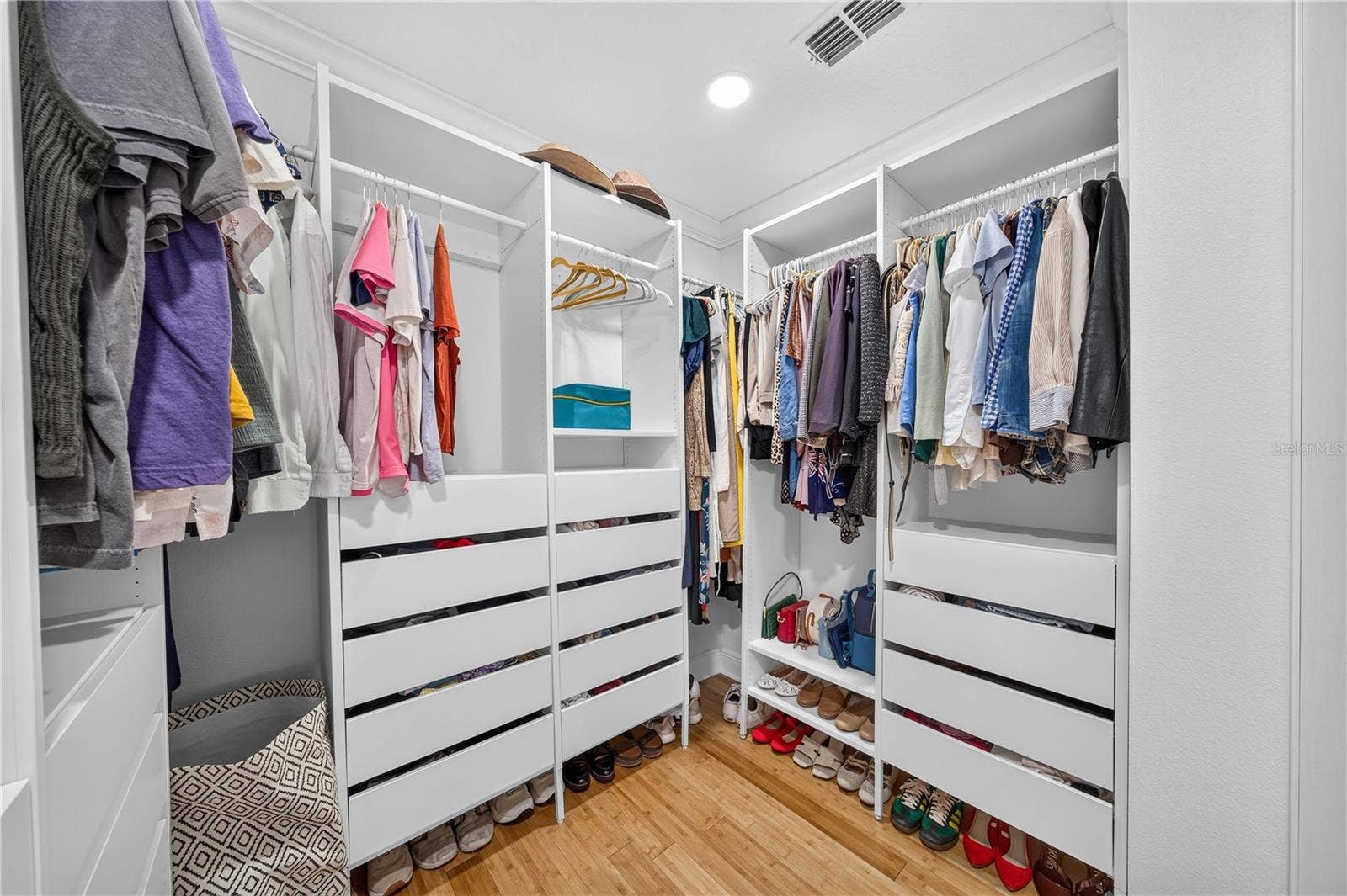 primary walk-in with built-ins