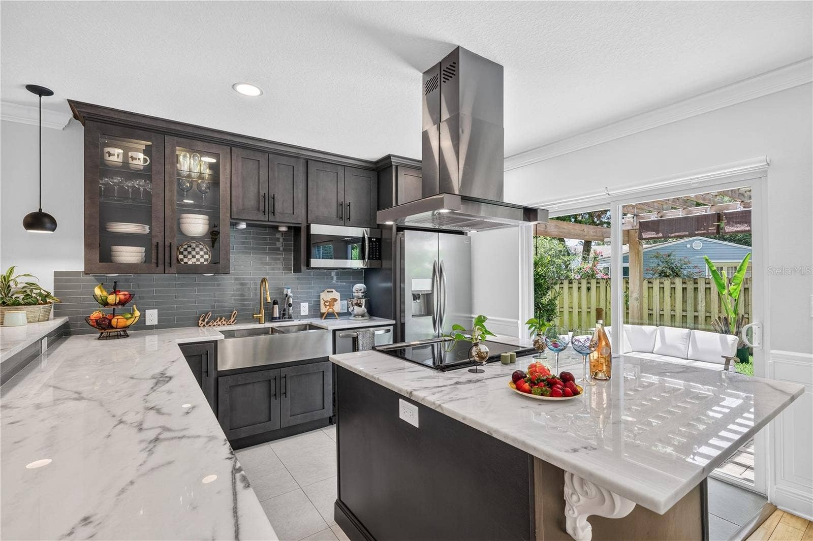 lovely kitchen with abundant counters