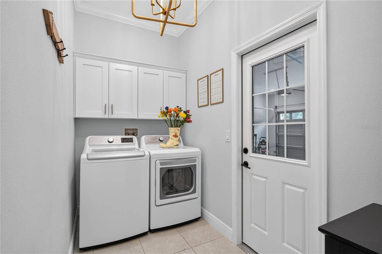 indoor laundry room-washer/dryer not included