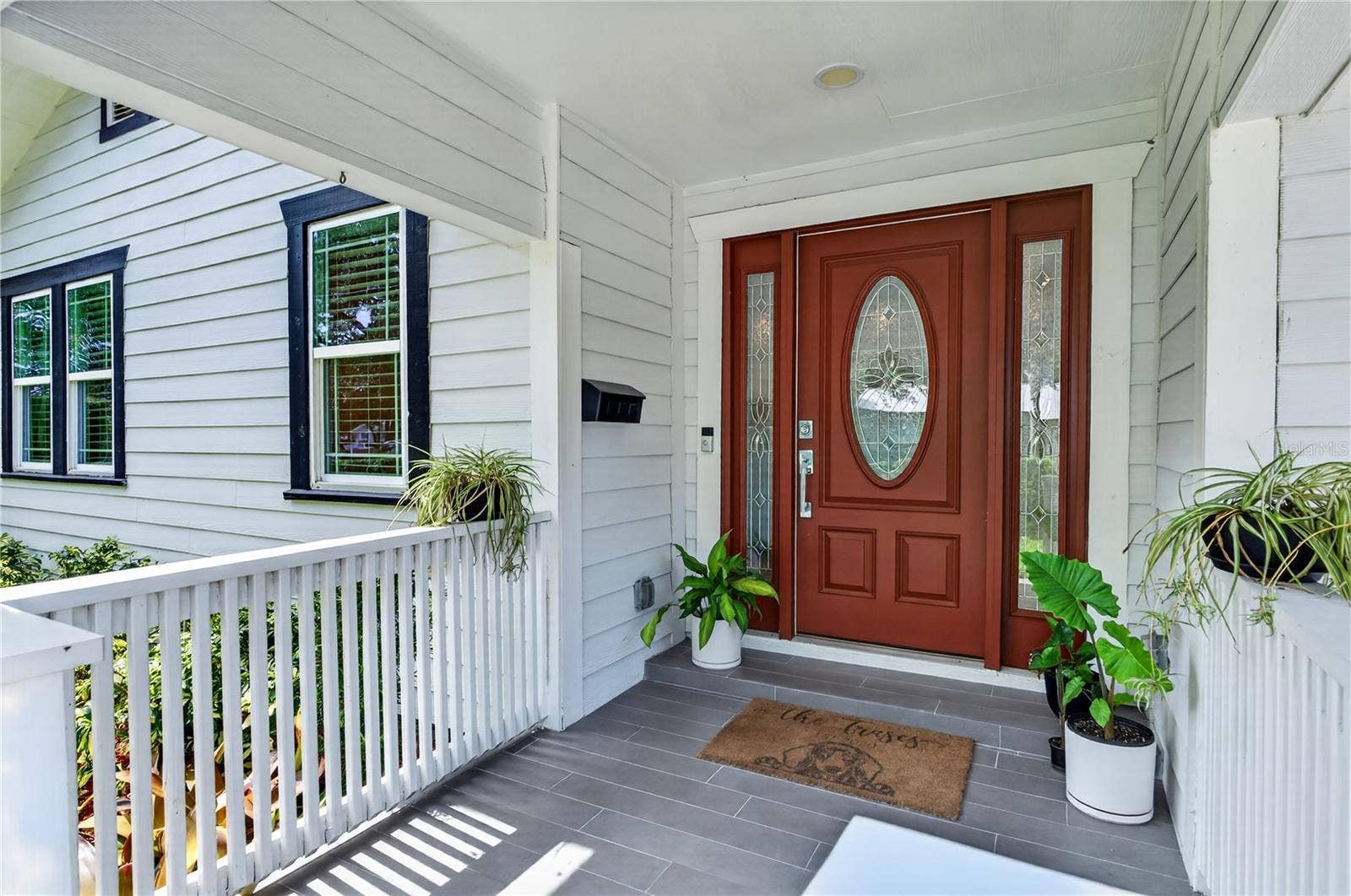 welcoming front entry