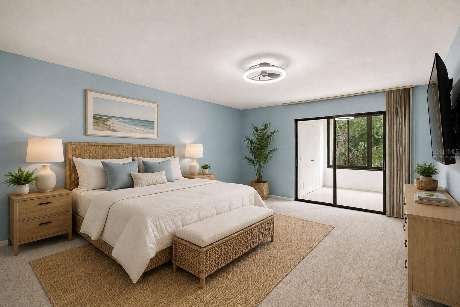 150 PINEHURST DRIVE, #150, Bradenton, FL 34210 Primary Bedroom Virtually Staged