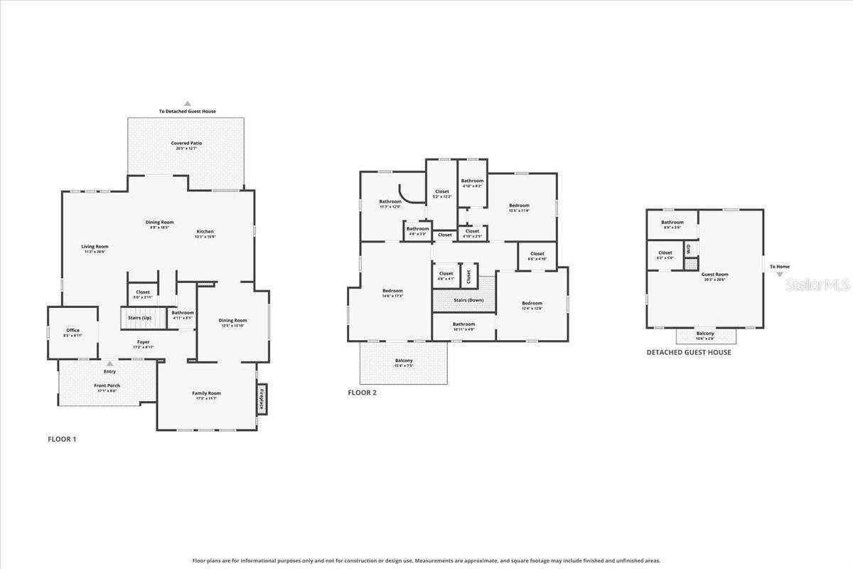 1719 7TH STREET, Sarasota, FL 34236 Combined Floor Plan