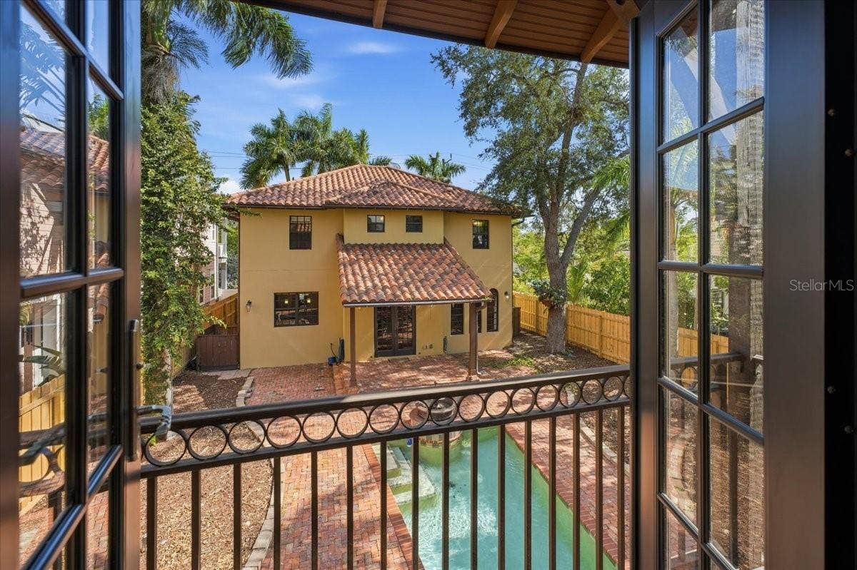 1719 7TH STREET, Sarasota, FL 34236 French Doors / Aluminum Wrought Handrail
