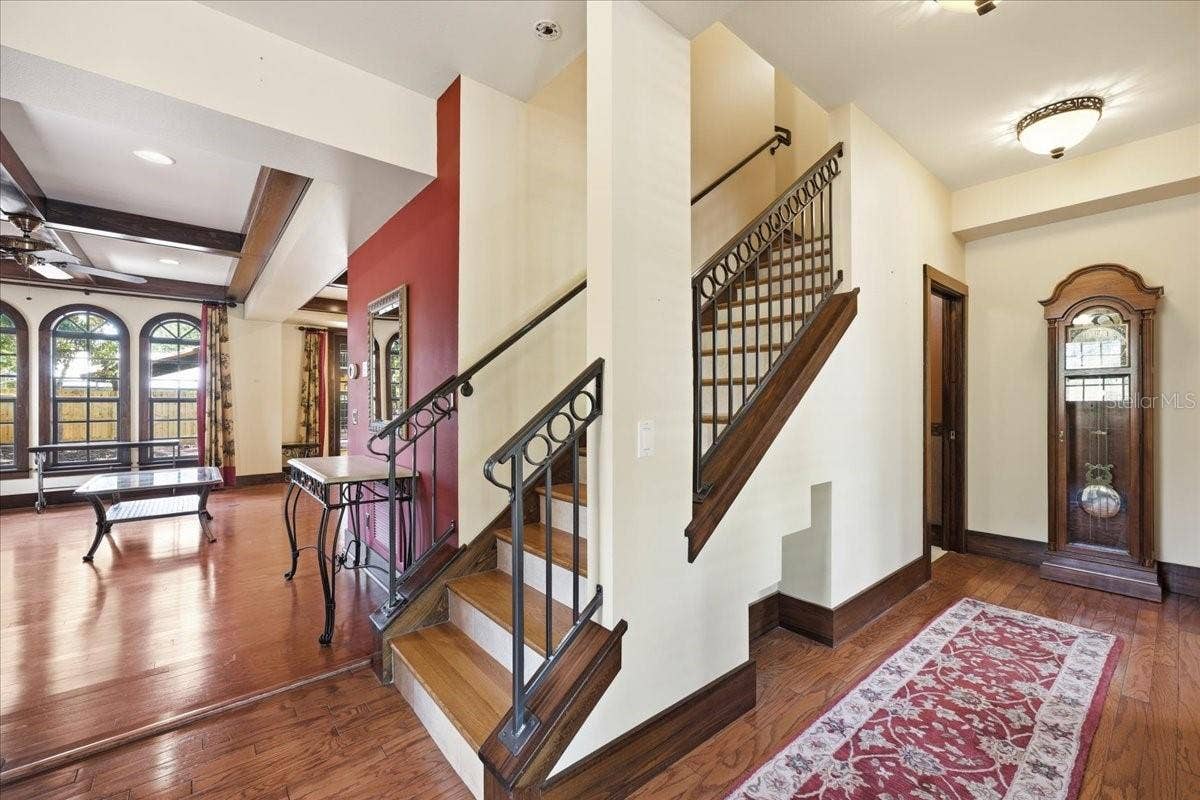 1719 7TH STREET, Sarasota, FL 34236 Foyer | Home Pre-wired for surround sound in each room.