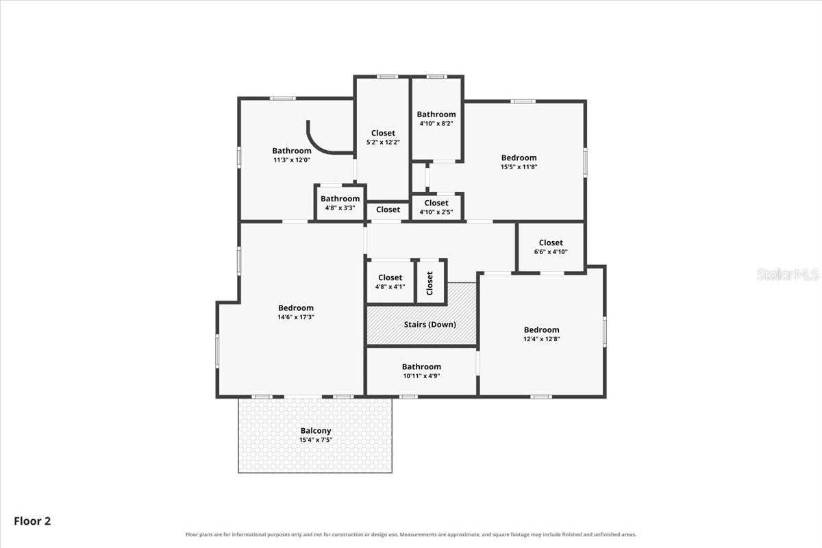 1719 7TH STREET, Sarasota, FL 34236 Primary Residence Floor Plan - Second Floor
