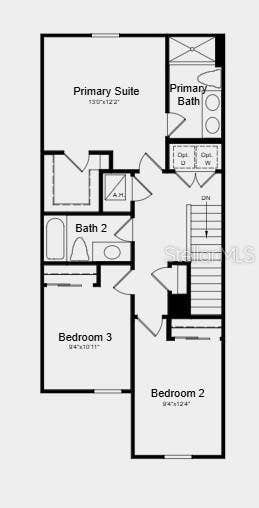 7199 GRAND FOREST WAY, Nokomis, FL 34275 Floor 2 - Additional Highlights Include: GE refrigerator, washer and dryer, whole house blinds, and extended LVP flooring at the 1st floor