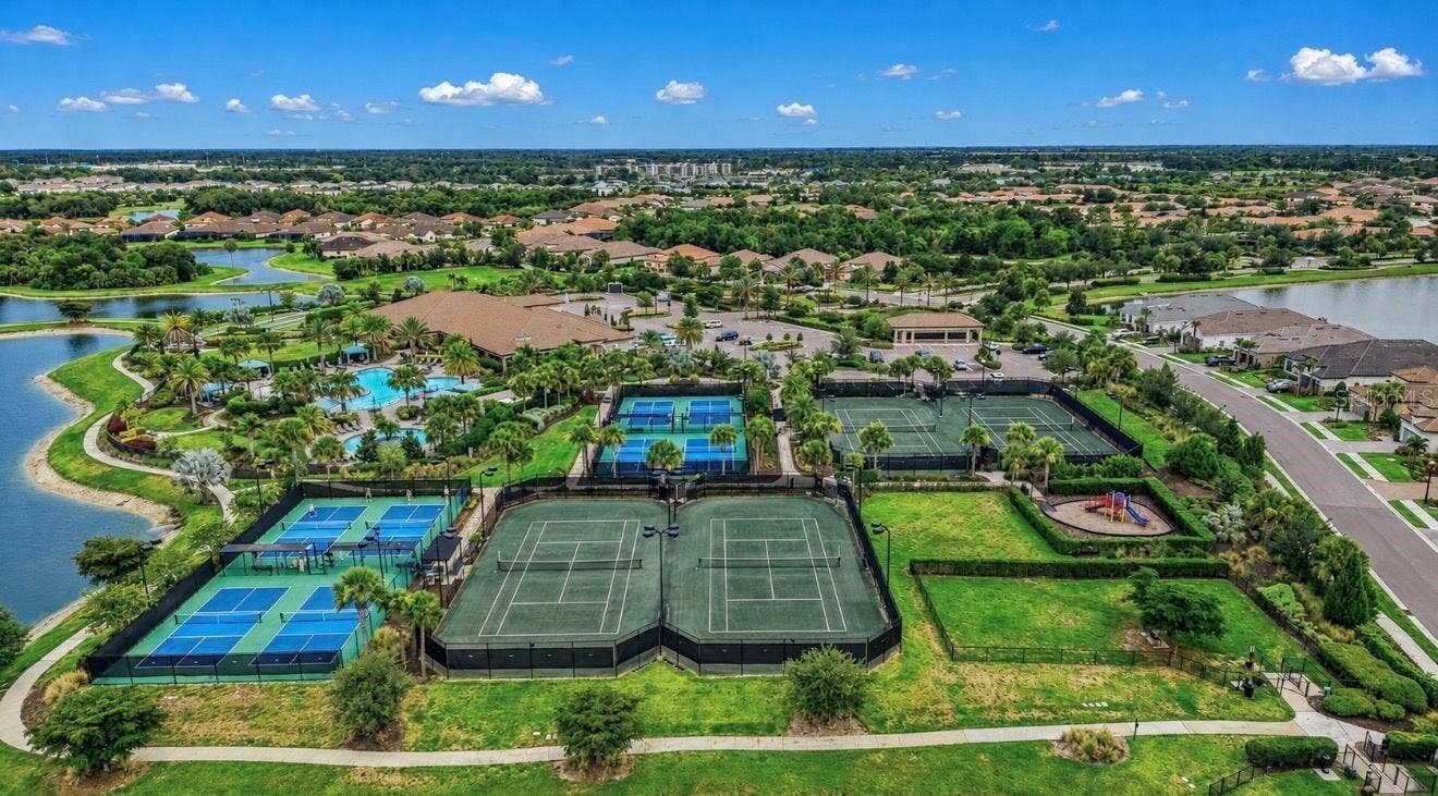 Tennis Courts, Pickleball Courts, and Playground