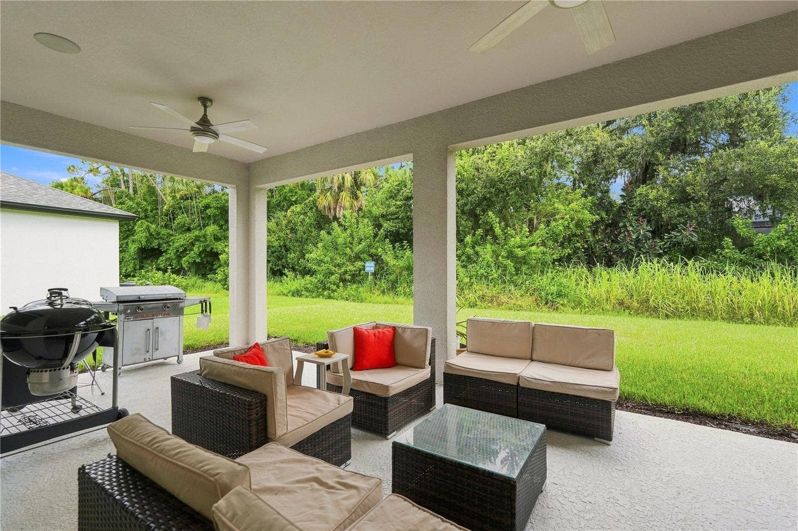 8219 TEA OLIVE TERRACE, Palmetto, FL 34221 Back Covered Patio