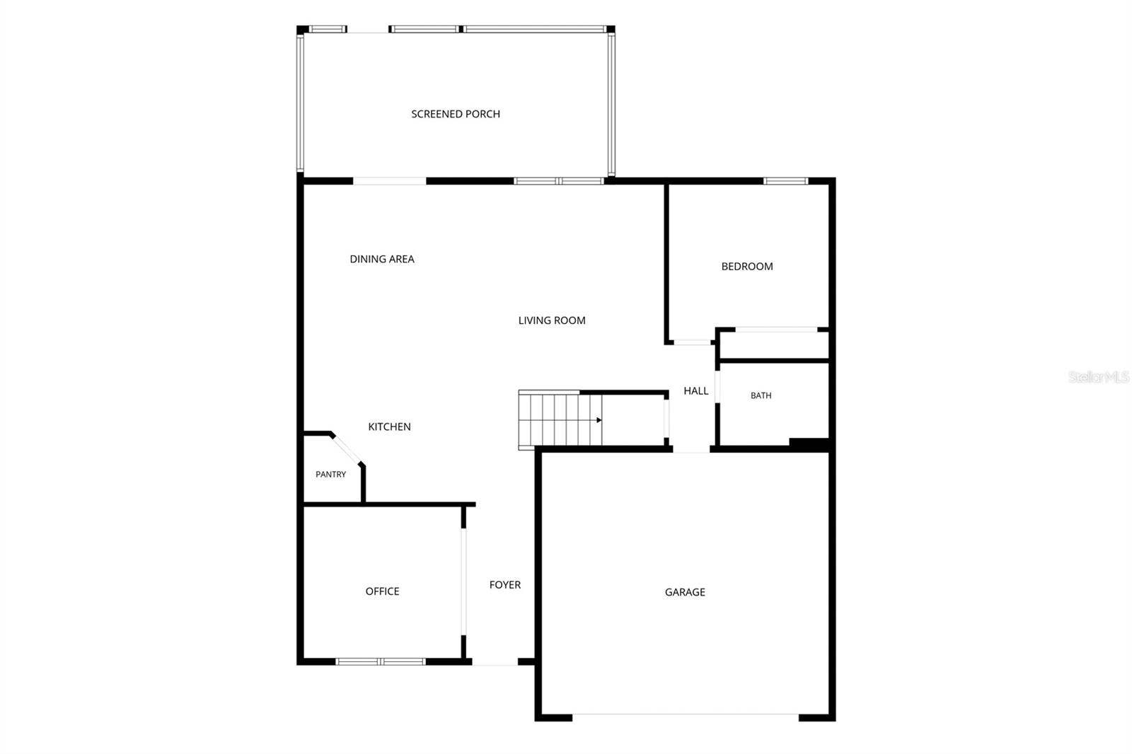 5118 ROCKY COAST PLACE, Palmetto, FL 34221 1st floor floorplan
