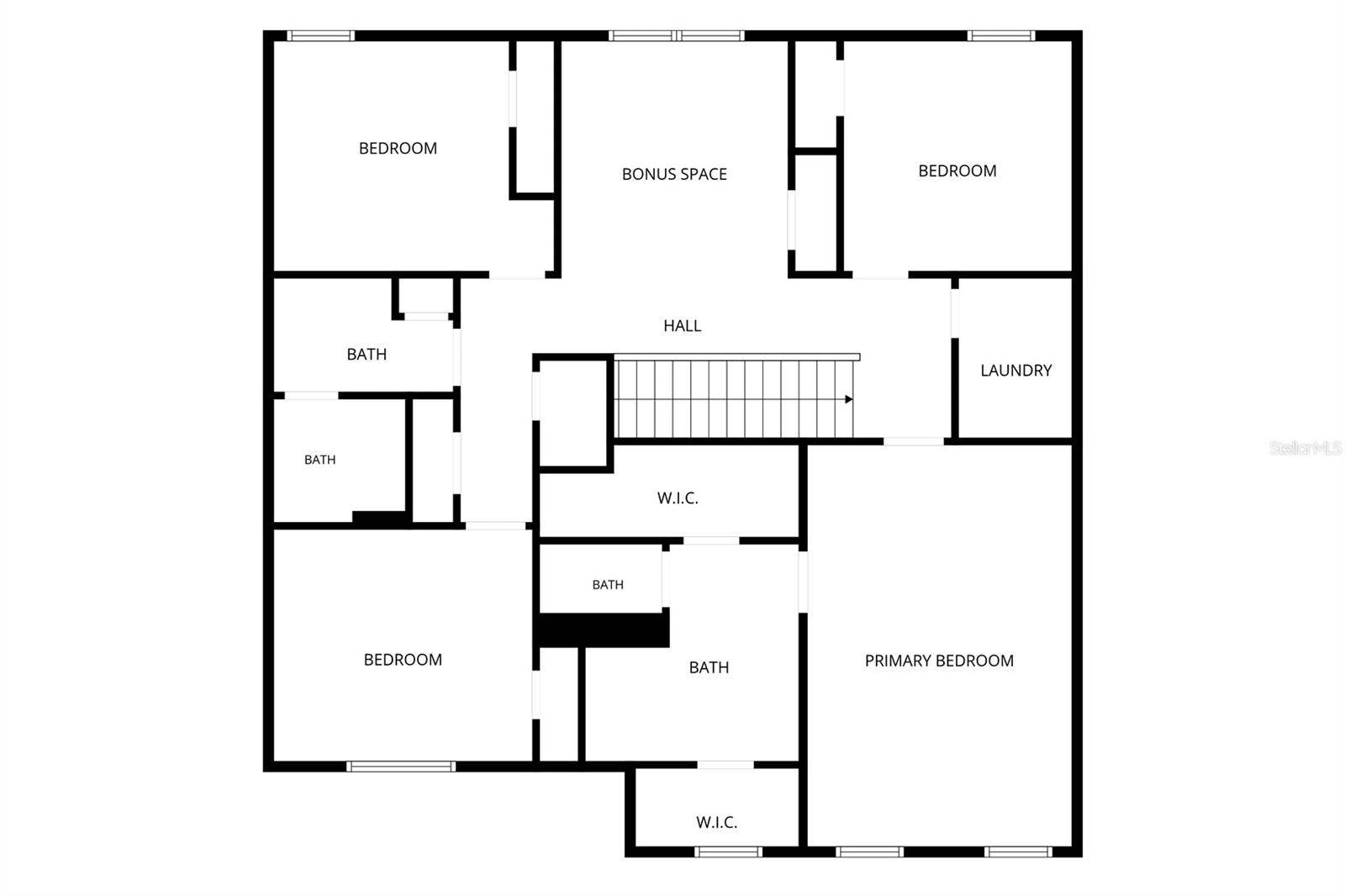 5118 ROCKY COAST PLACE, Palmetto, FL 34221 2nd floor floorplan