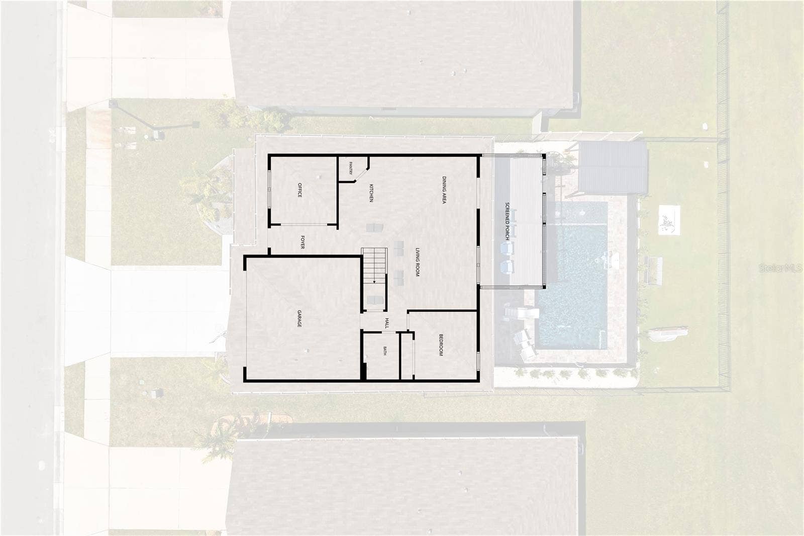 5118 ROCKY COAST PLACE, Palmetto, FL 34221 1st floor floorplan
