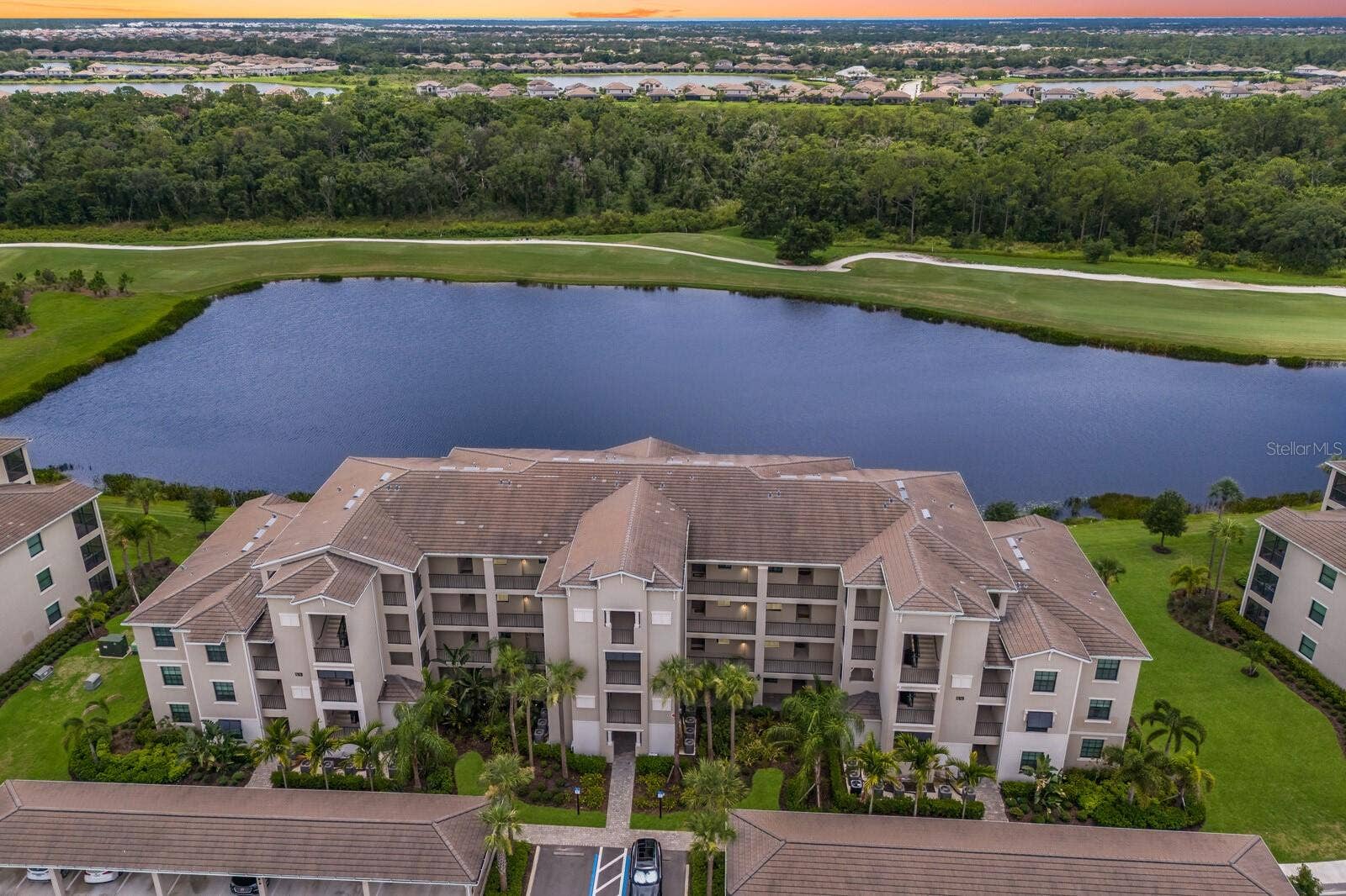 17626 GAWTHROP DRIVE, #106, Bradenton, FL 34211 Wide water view for this building