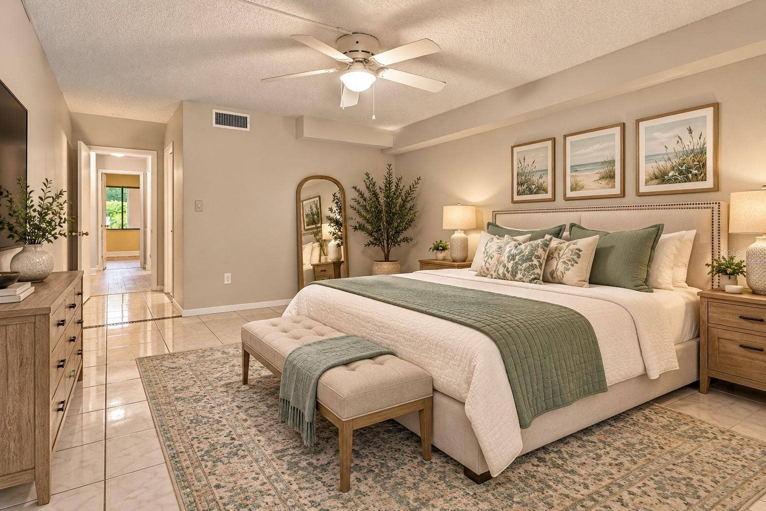 7500 40TH AVENUE W, #105, Bradenton, FL 34209 Primary Suite - Virtually Staged.