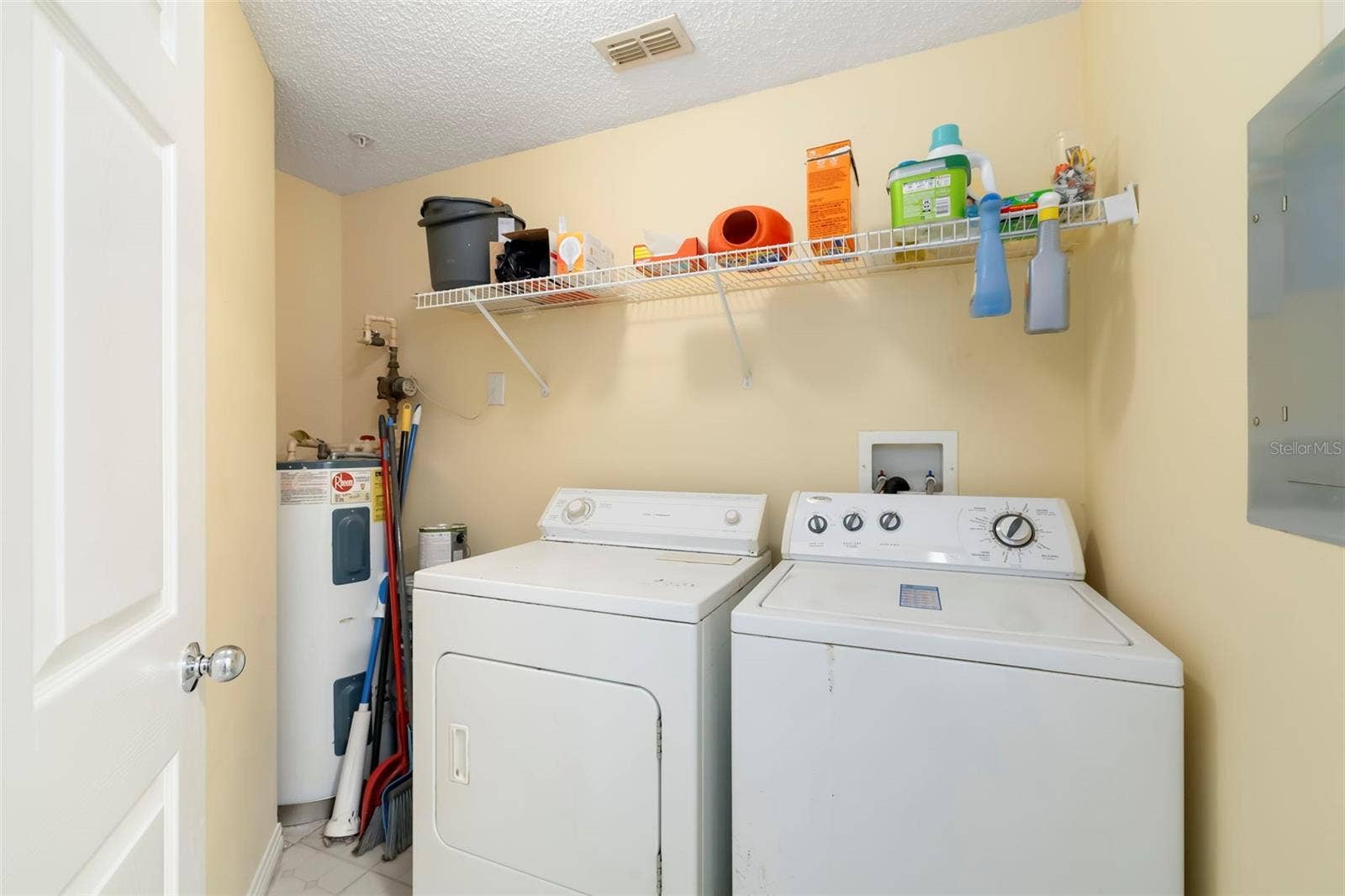 5500 BENTGRASS DRIVE, #6-203, Sarasota, FL 34235 Laundry Closet.