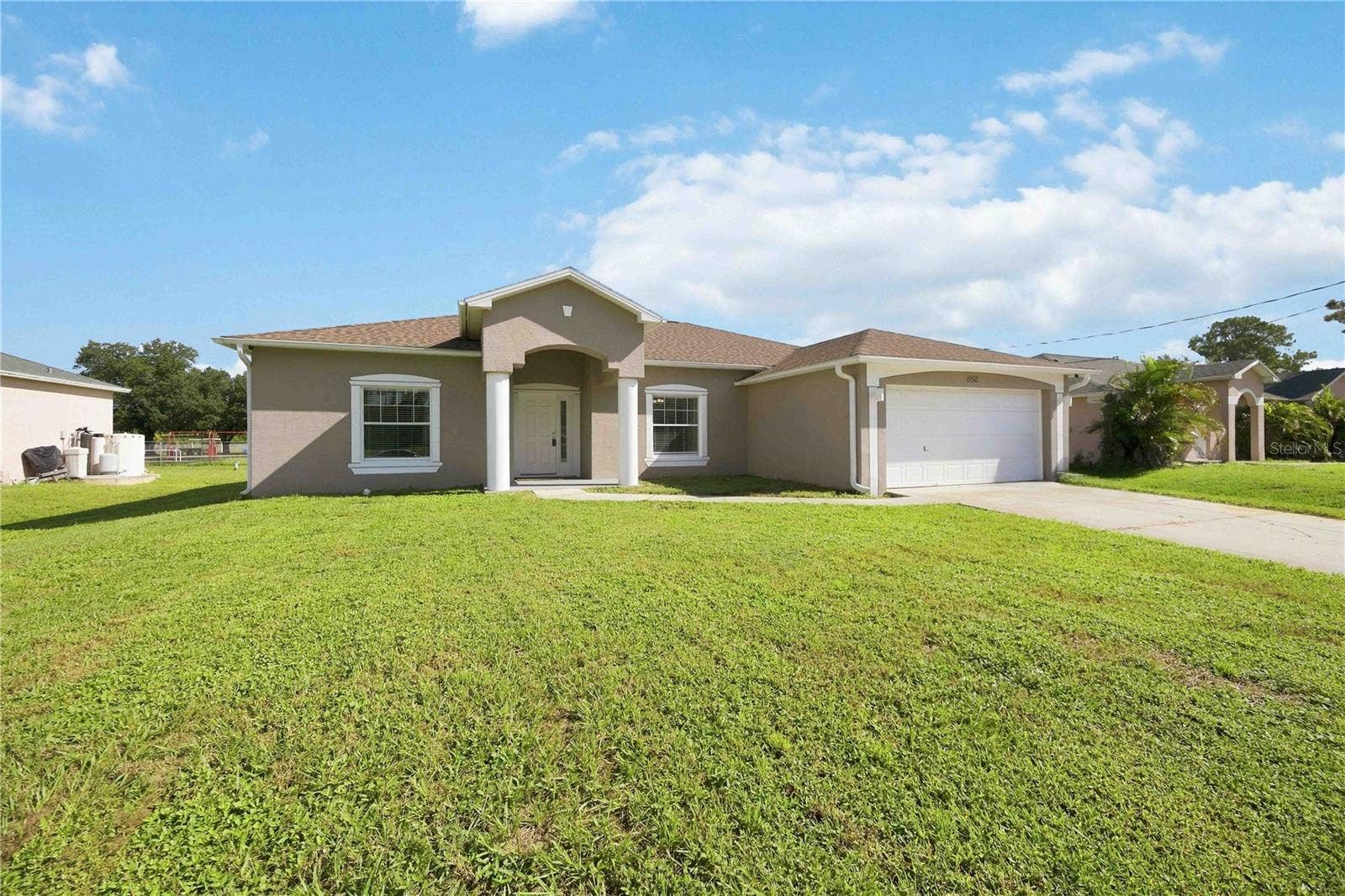 1150 KNOTTY PINE AVENUE, North Port, FL 34288 Large front yard away from the road